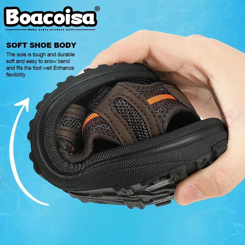 Summer Children's Sandals Breathable Sport for Boys Girls Casual Children Beach Shoes Kids Soft Sole Open Toe Sandal Shoes