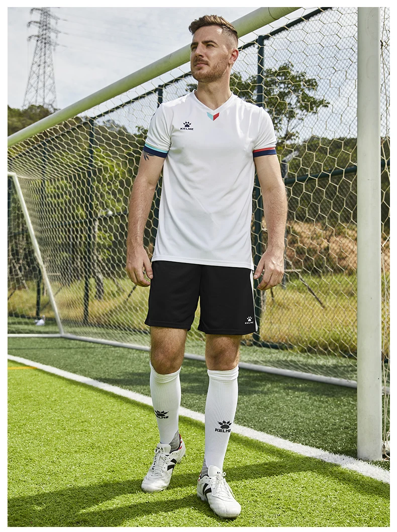 Kelme Men's Football Training Shorts Outdoor Running Breathable Shorts Fitness Sports Quick-drying Pants Daily Leisure
