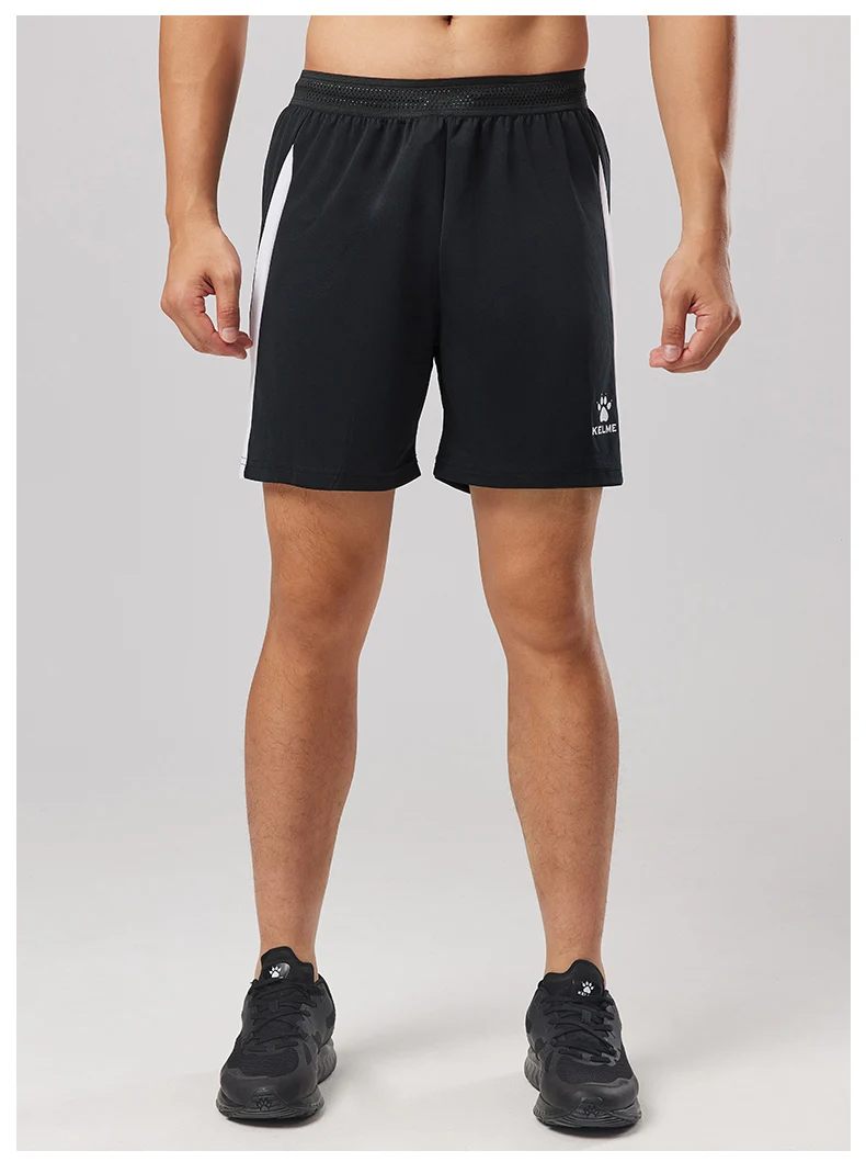 Kelme Men's Football Training Shorts Outdoor Running Breathable Shorts Fitness Sports Quick-drying Pants Daily Leisure