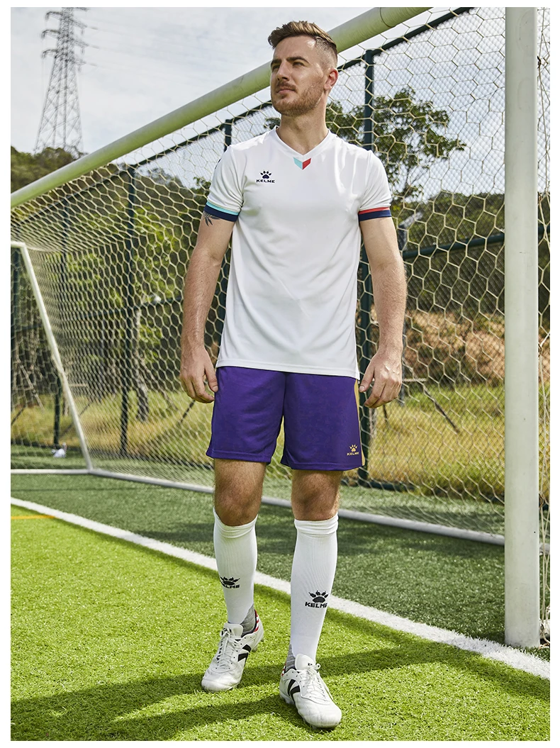 Kelme Men's Football Training Shorts Outdoor Running Breathable Shorts Fitness Sports Quick-drying Pants Daily Leisure
