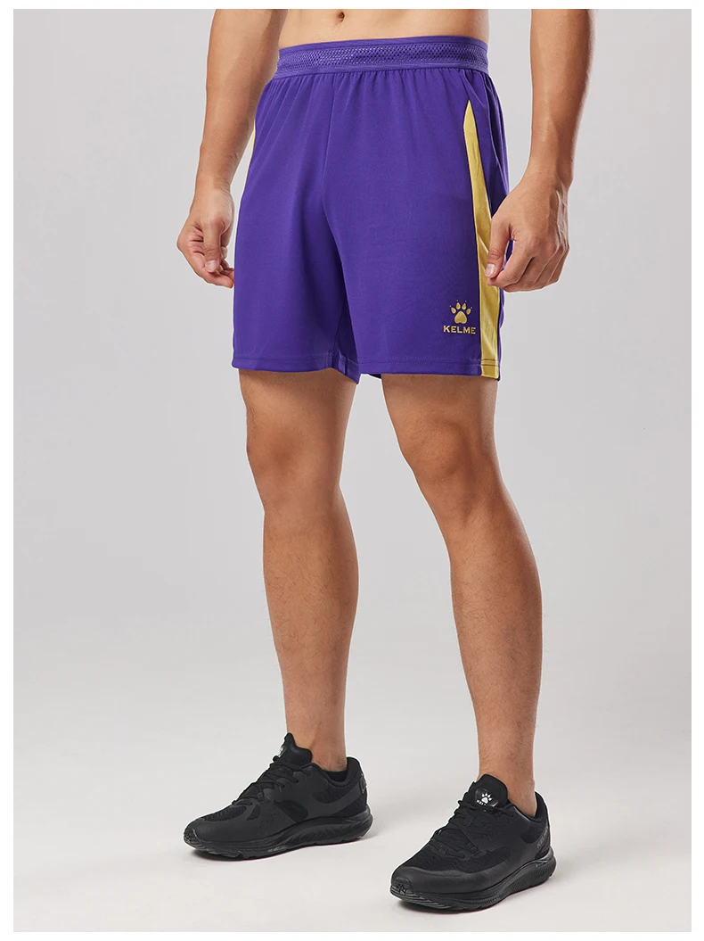 Kelme Men's Football Training Shorts Outdoor Running Breathable Shorts Fitness Sports Quick-drying Pants Daily Leisure