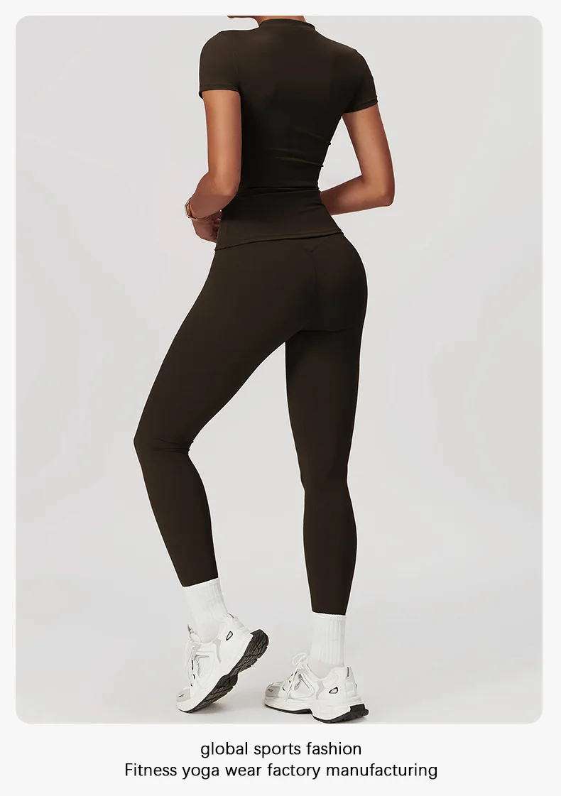 Women's Sports T Shirt Summer Short Sleeve Running Round Neck Breathable Stretchy GYM Yoga Slim Fitness Active Top Tee