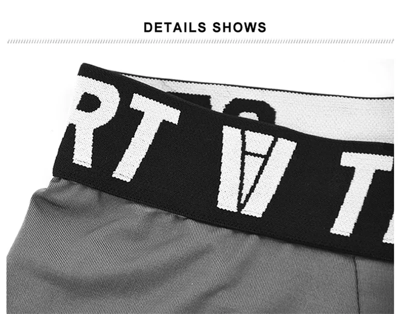 Men GYM Capri Running Tights Pants Kid Children Basketball Football Soccer Fitness Exercise Sport 3/4 Cropped Legging Shorts J12