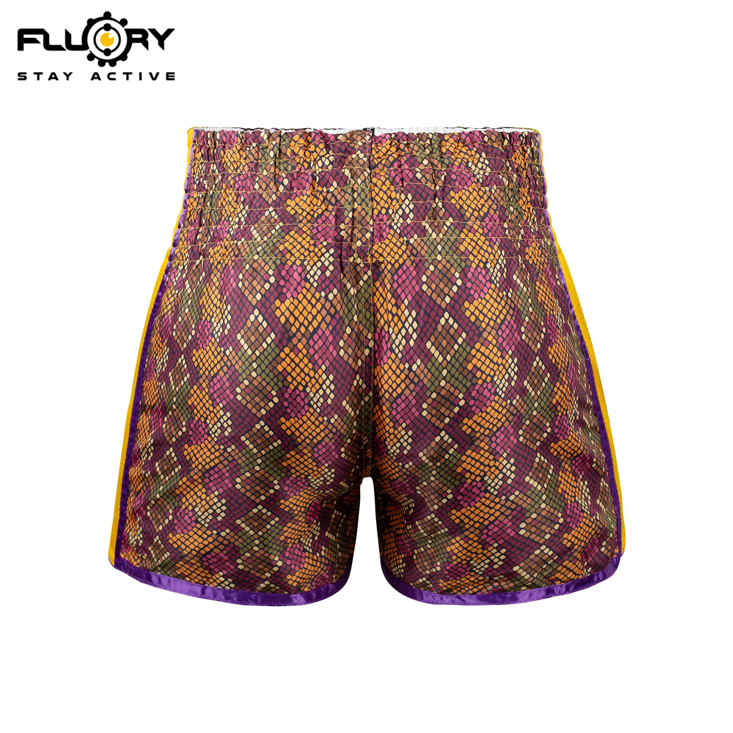 Fluory 1Piece Muay Thai Shorts Golden Boxing Training Shorts Men's Boxing Clothing Women Free Fight Shorts Free Fight Custom