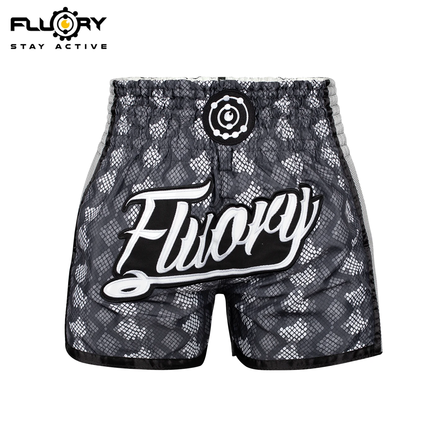 Fluory 1Piece Muay Thai Shorts Golden Boxing Training Shorts Men's Boxing Clothing Women Free Fight Shorts Free Fight Custom