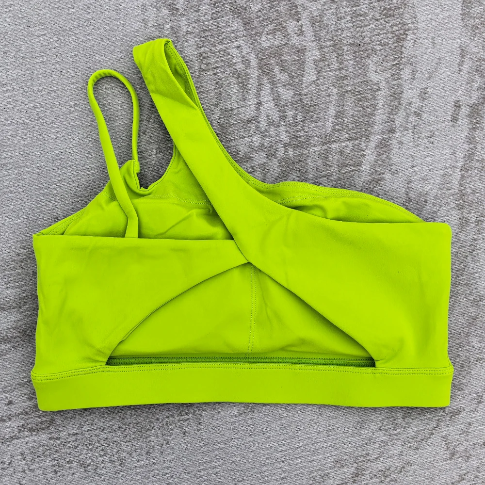 Women Sports Bras Sexy Single Strap Yoga Bra Running Women Sports Underwear Gym Top Stretch Push Up Bra Women Vest