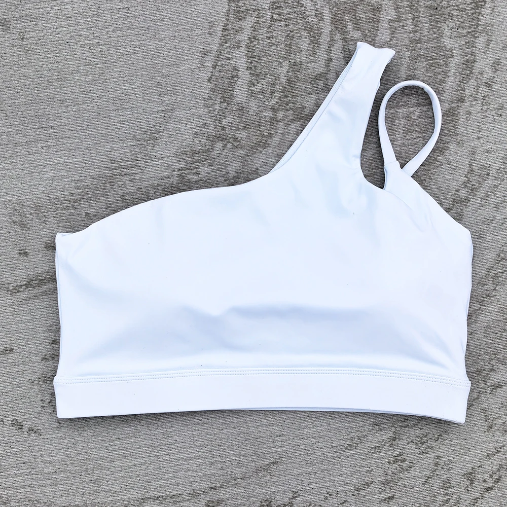 Women Sports Bras Sexy Single Strap Yoga Bra Running Women Sports Underwear Gym Top Stretch Push Up Bra Women Vest