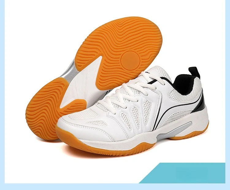 New Men's Volleyball Shoes Outdoor Fitness Badminton Sports Shoes Mesh Breathable Tennis Shoes Indoor Sport Training Sneakers