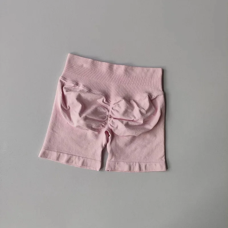 Peach Hip Lifting Sports Shorts Women High Waist and Waist Tightening Slimming Running Hip Speed Drying Three Point Tight Pants