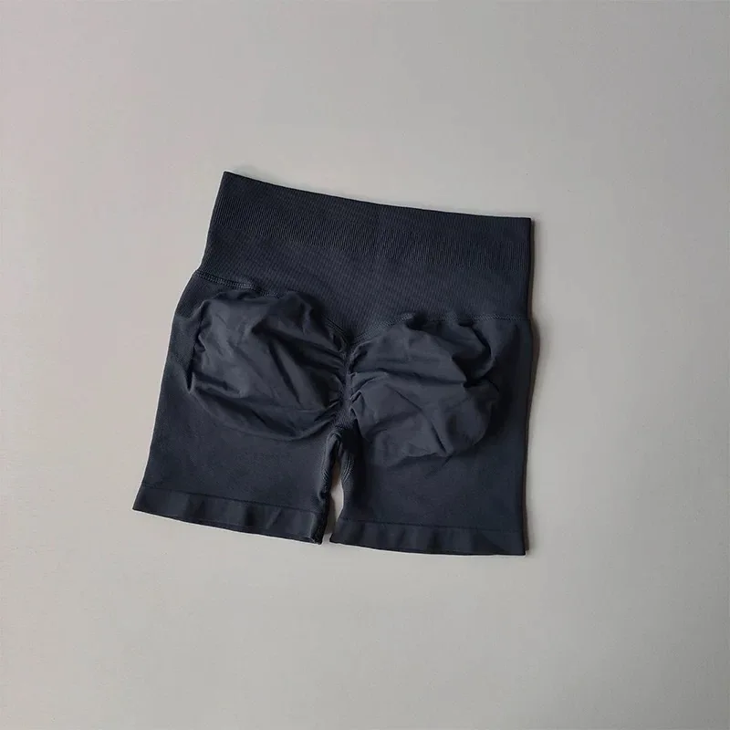 Peach Hip Lifting Sports Shorts Women High Waist and Waist Tightening Slimming Running Hip Speed Drying Three Point Tight Pants