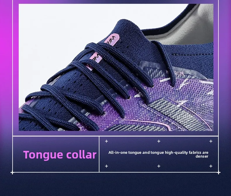 Kelme Adult Football Shoes Men's Broken Nail Tf Artificial Grass Cushioning Football Boots Indoor Anti Slip Football Shoes