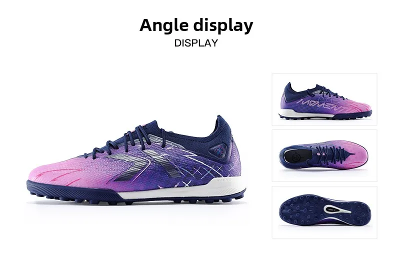 Kelme Adult Football Shoes Men's Broken Nail Tf Artificial Grass Cushioning Football Boots Indoor Anti Slip Football Shoes