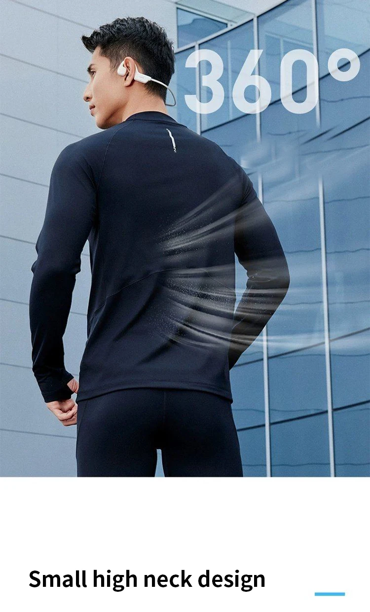 QIAODAN Warm Fitness Suit Two Pieces Set Mens 2025 Jogging Long Sleeve Moisture Wicking Sportswear For Gym Running QXENT3253090A
