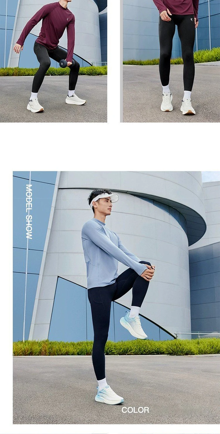 QIAODAN Warm Fitness Suit Two Pieces Set Mens 2025 Jogging Long Sleeve Moisture Wicking Sportswear For Gym Running QXENT3253090A