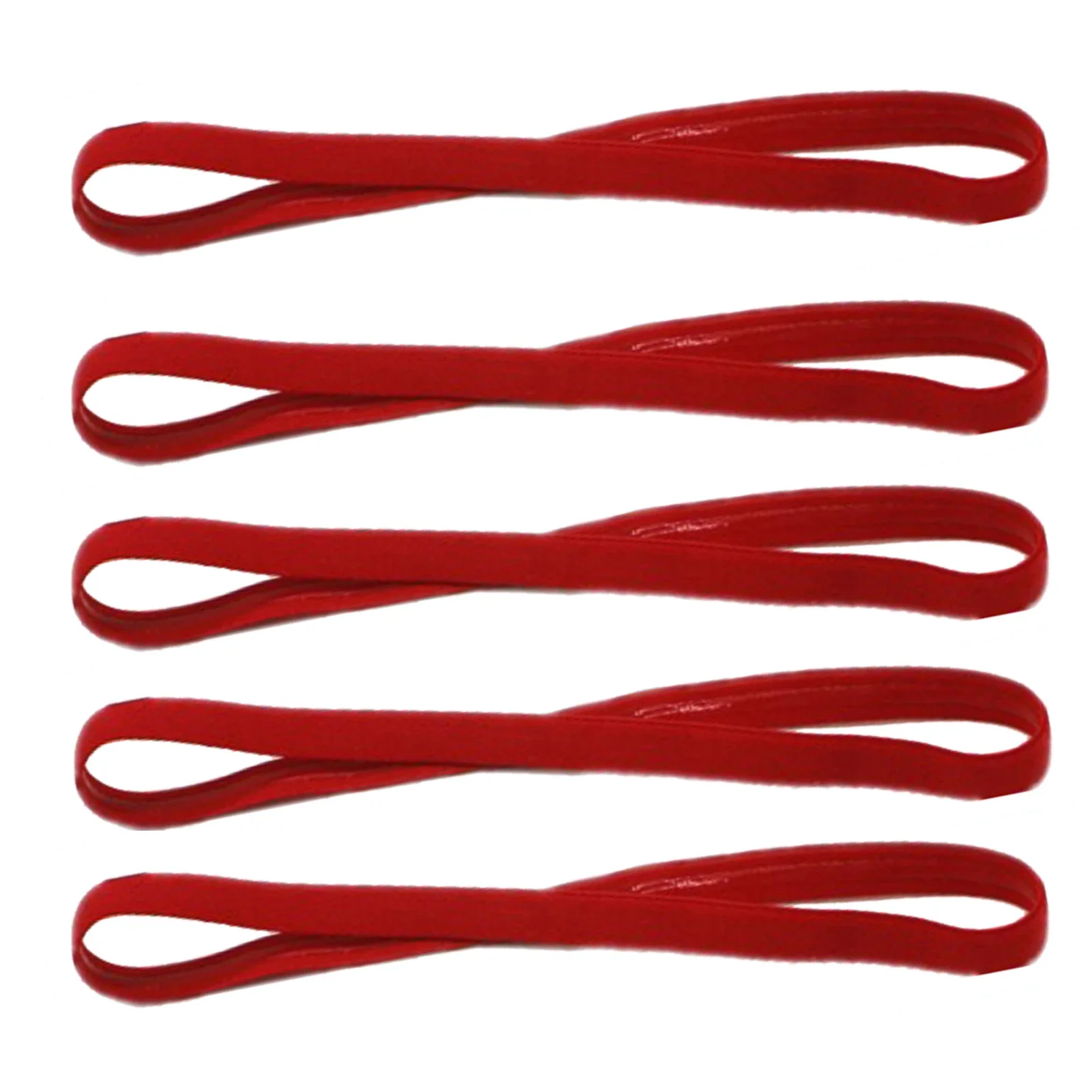 1/5/10pcs Thin Elastic Hair Band Sweatband Football Running Hair Accessories Fashion Simple Non-Slip Stretchy Sports Headband