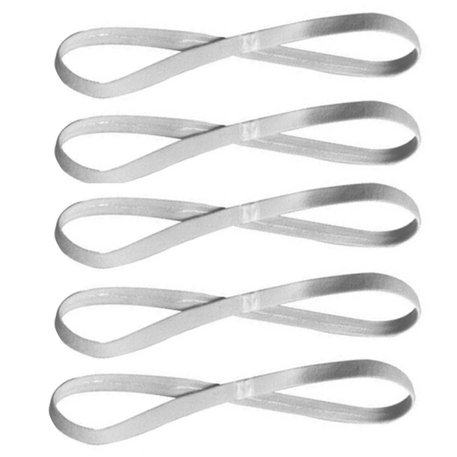 1/5/10pcs Thin Elastic Hair Band Sweatband Football Running Hair Accessories Fashion Simple Non-Slip Stretchy Sports Headband