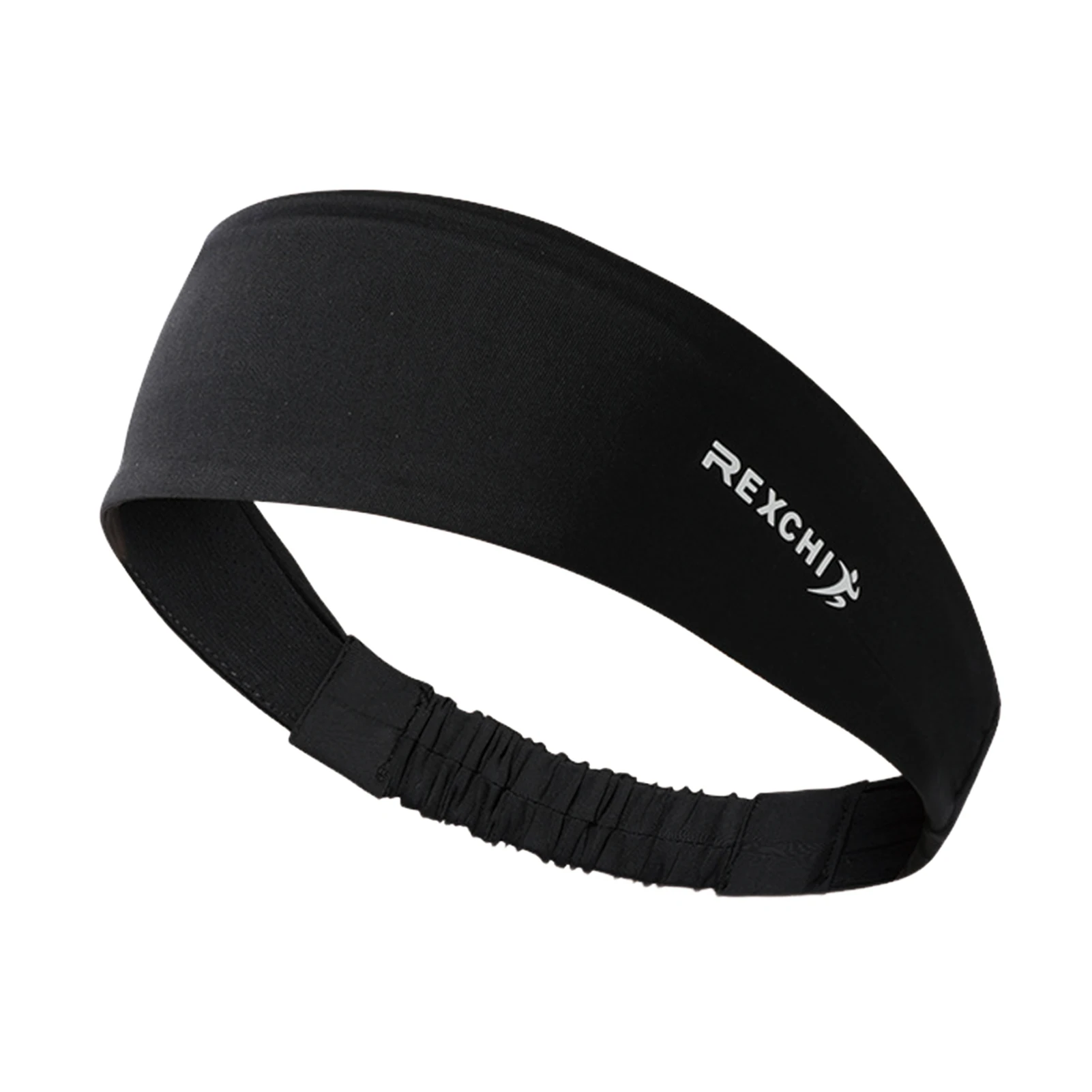 Ice Silk Sweatband for Men Sports Headband Running Cycling Gym Workout Non Slip Elastic Sweat Wristband Head Wrap