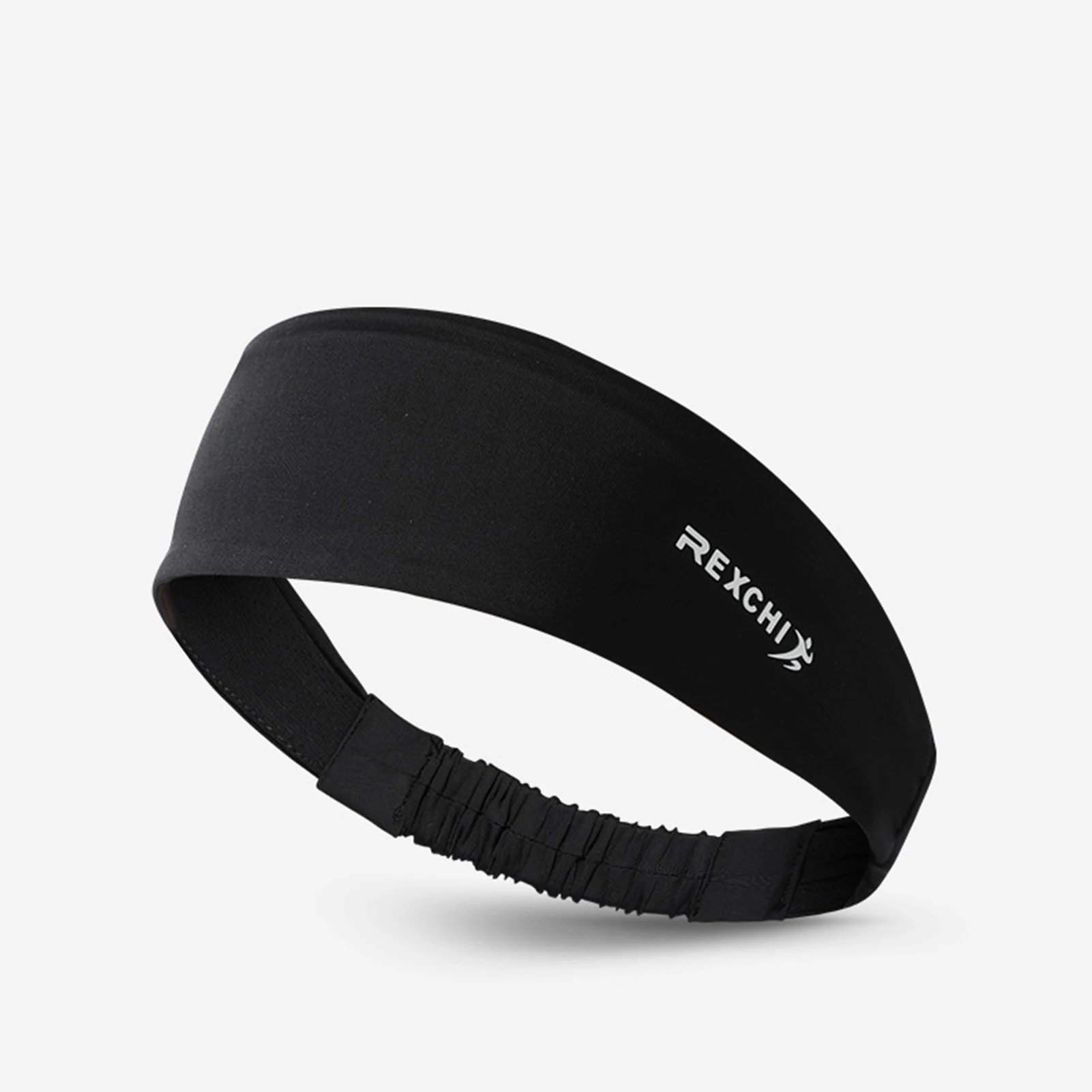 Ice Silk Sweatband for Men Sports Headband Running Cycling Gym Workout Non Slip Elastic Sweat Wristband Head Wrap