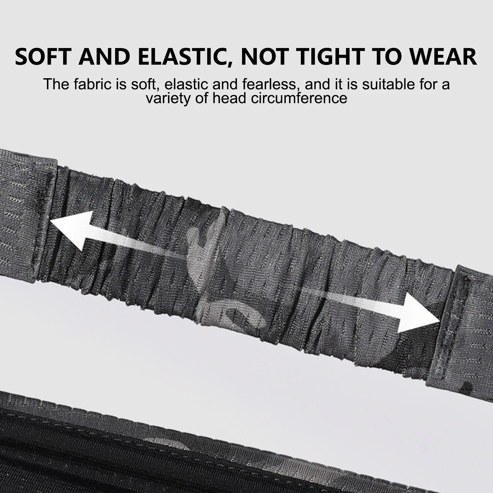 Ice Silk Sweatband for Men Sports Headband Running Cycling Gym Workout Non Slip Elastic Sweat Wristband Head Wrap