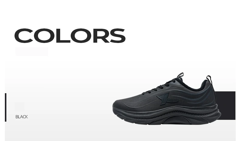 Xtep Cotton Shoes for Men Synthetic Leather Comfortable Breathable Non-Slip Shock Absorption Soft Walking Sneakers 875419370031