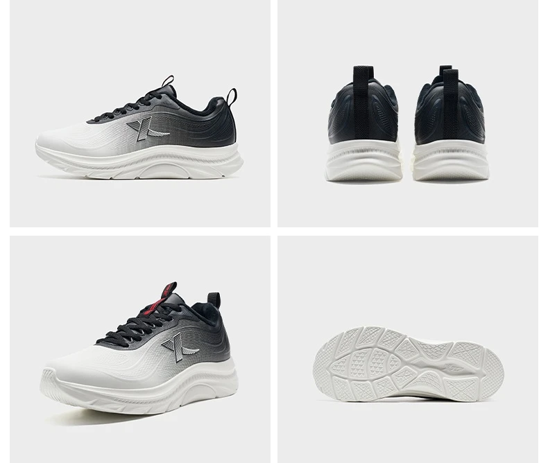 Xtep Cotton Shoes for Men Synthetic Leather Comfortable Breathable Non-Slip Shock Absorption Soft Walking Sneakers 875419370031