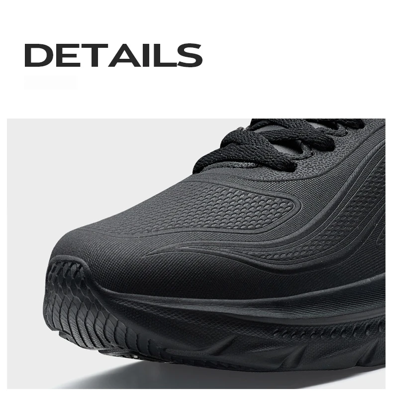 Xtep Cotton Shoes for Men Synthetic Leather Comfortable Breathable Non-Slip Shock Absorption Soft Walking Sneakers 875419370031