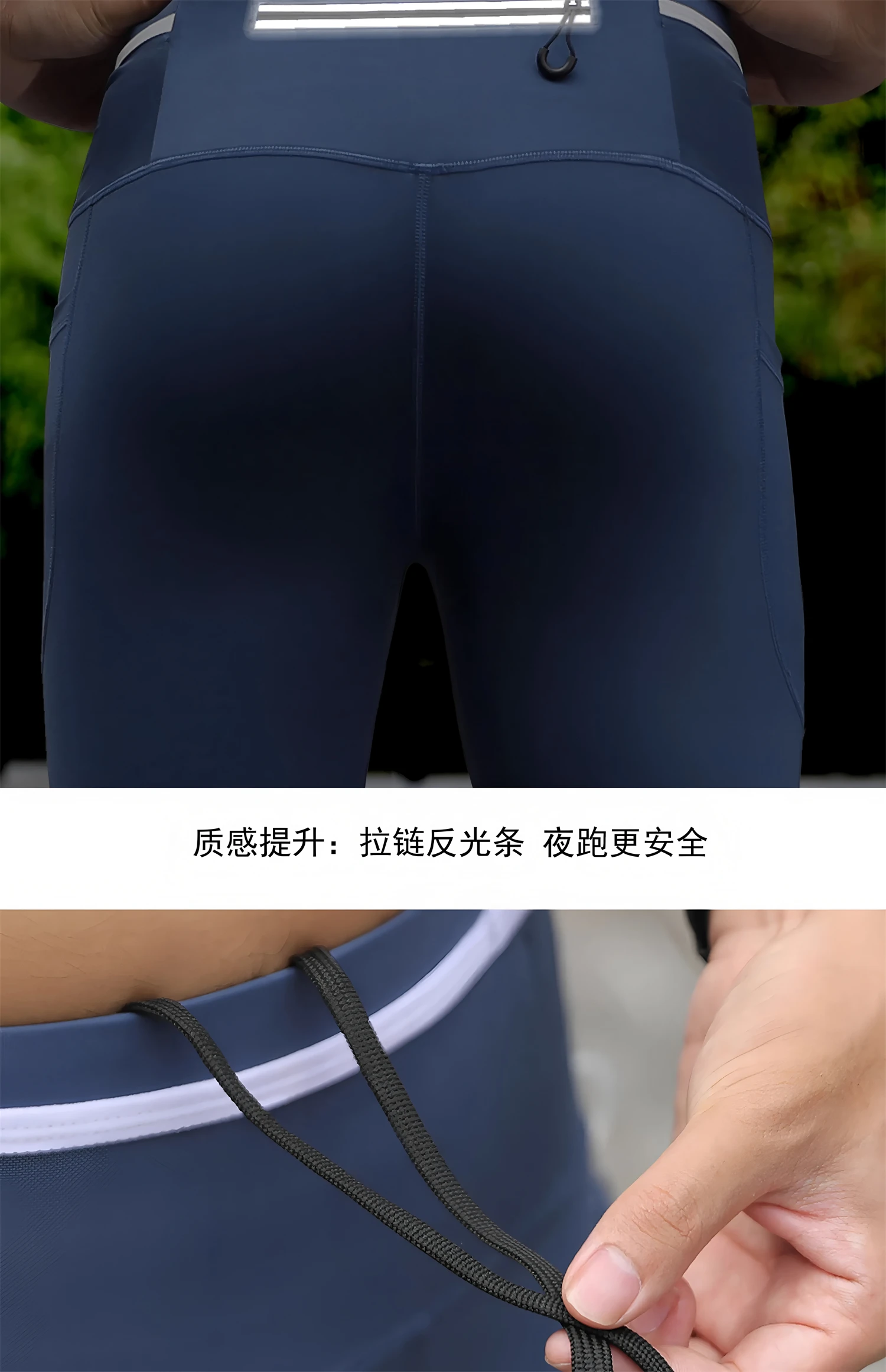 Mens Women Compression 6 Pockets Running Pants Marathon Cycling Outdoor Sport Fitness Yoga Hiking Long Tights Leggings Quick Dry
