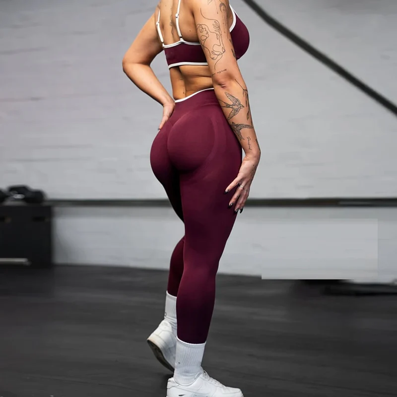 Seamless High Waist Yoga Leggings Women Push Up Sport Fitness Leggings Running Hip Lift Yoga Pants Highly Elastic Gym Leggings