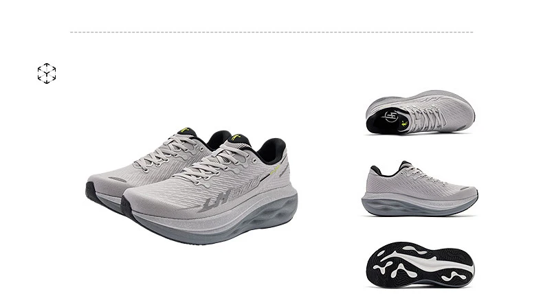 QIAODAN LH600 2nd Men Running Shoes Breathable Mesh Sneakers Shock Absorption Rebound Cushioning Athletic Footwear QXB023263229R