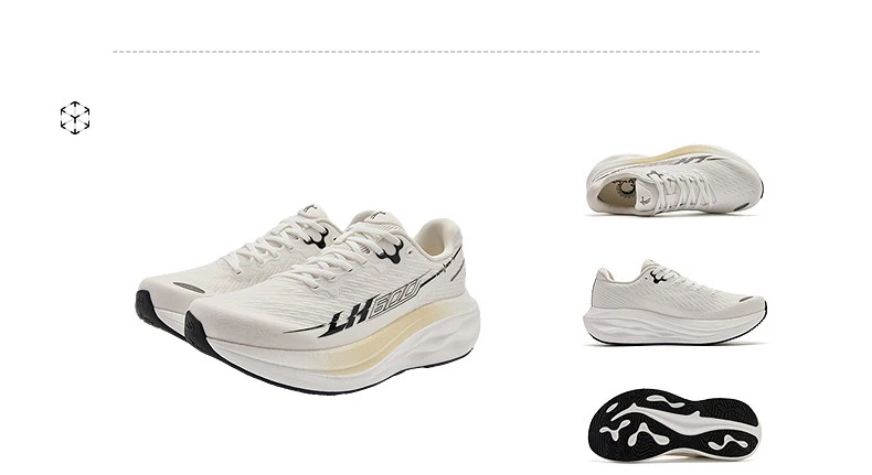 QIAODAN LH600 2nd Men Running Shoes Breathable Mesh Sneakers Shock Absorption Rebound Cushioning Athletic Footwear QXB023263229R