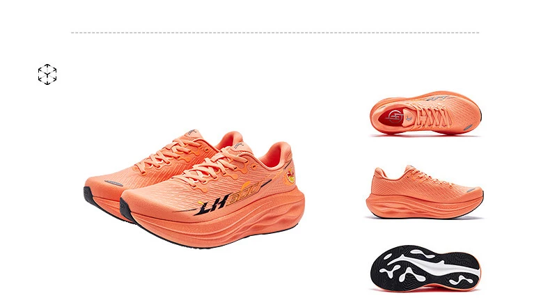 QIAODAN LH600 2nd Men Running Shoes Breathable Mesh Sneakers Shock Absorption Rebound Cushioning Athletic Footwear QXB023263229R