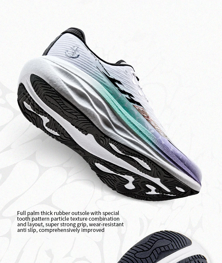 QIAODAN LH600 2nd Men Running Shoes Breathable Mesh Sneakers Shock Absorption Rebound Cushioning Athletic Footwear QXB023263229R
