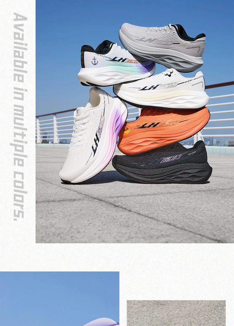 QIAODAN LH600 2nd Men Running Shoes Breathable Mesh Sneakers Shock Absorption Rebound Cushioning Athletic Footwear QXB023263229R