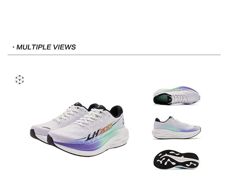 QIAODAN LH600 2nd Men Running Shoes Breathable Mesh Sneakers Shock Absorption Rebound Cushioning Athletic Footwear QXB023263229R