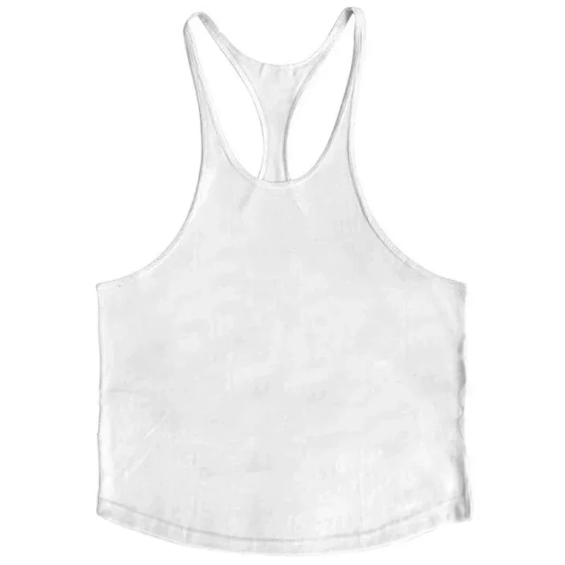 Plain Bodybuilding Tank Tops Gym Workout Fitness Sleeveless Shirts Summer Cotton Undershirt Mens Casual Vests Running Clothing