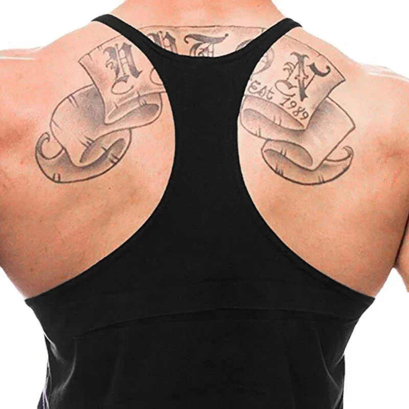 Plain Bodybuilding Tank Tops Gym Workout Fitness Sleeveless Shirts Summer Cotton Undershirt Mens Casual Vests Running Clothing