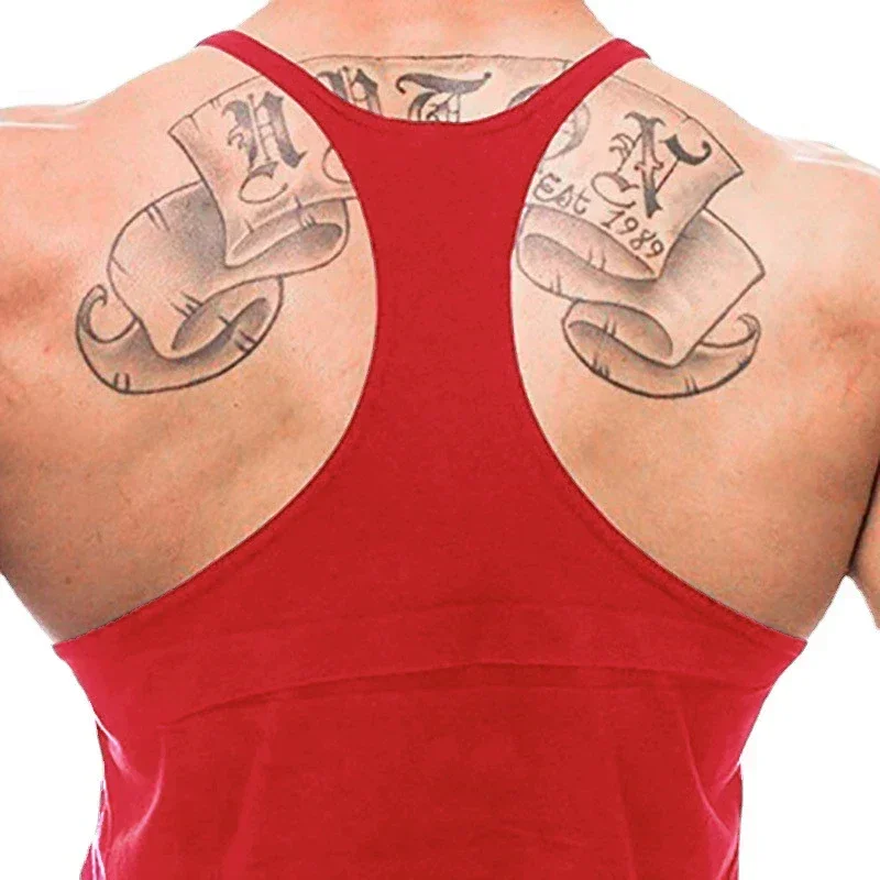 Plain Bodybuilding Tank Tops Gym Workout Fitness Sleeveless Shirts Summer Cotton Undershirt Mens Casual Vests Running Clothing