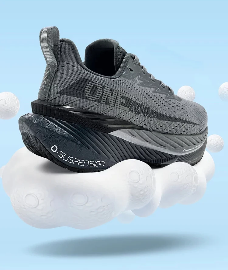 ONEMIX-Lightweight Running Shoes for Men and Women Stable Cushioning Sports Shoes Bounce-resistant Walking Shoes Outdoor New