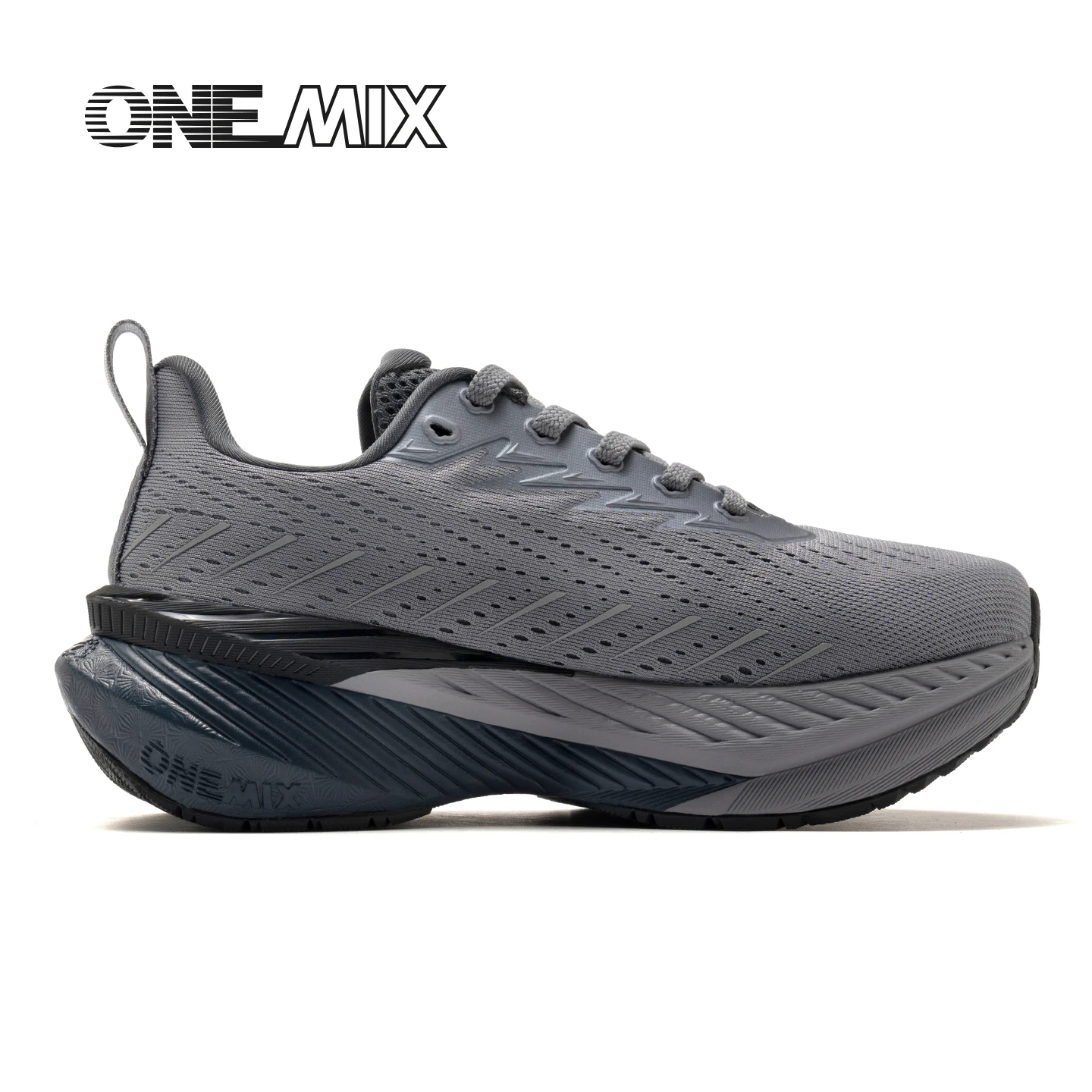 ONEMIX-Lightweight Running Shoes for Men and Women Stable Cushioning Sports Shoes Bounce-resistant Walking Shoes Outdoor New