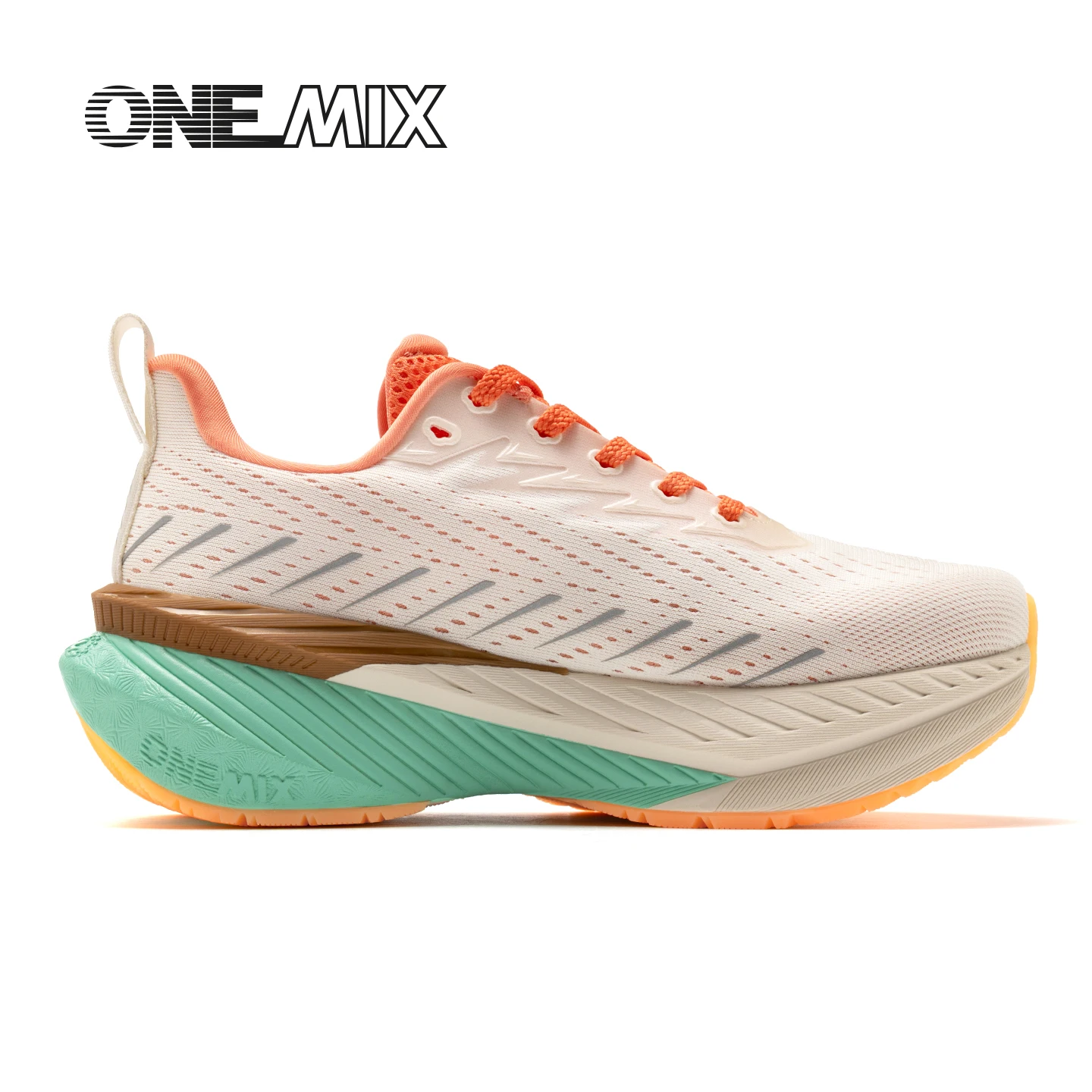 ONEMIX-Lightweight Running Shoes for Men and Women Stable Cushioning Sports Shoes Bounce-resistant Walking Shoes Outdoor New