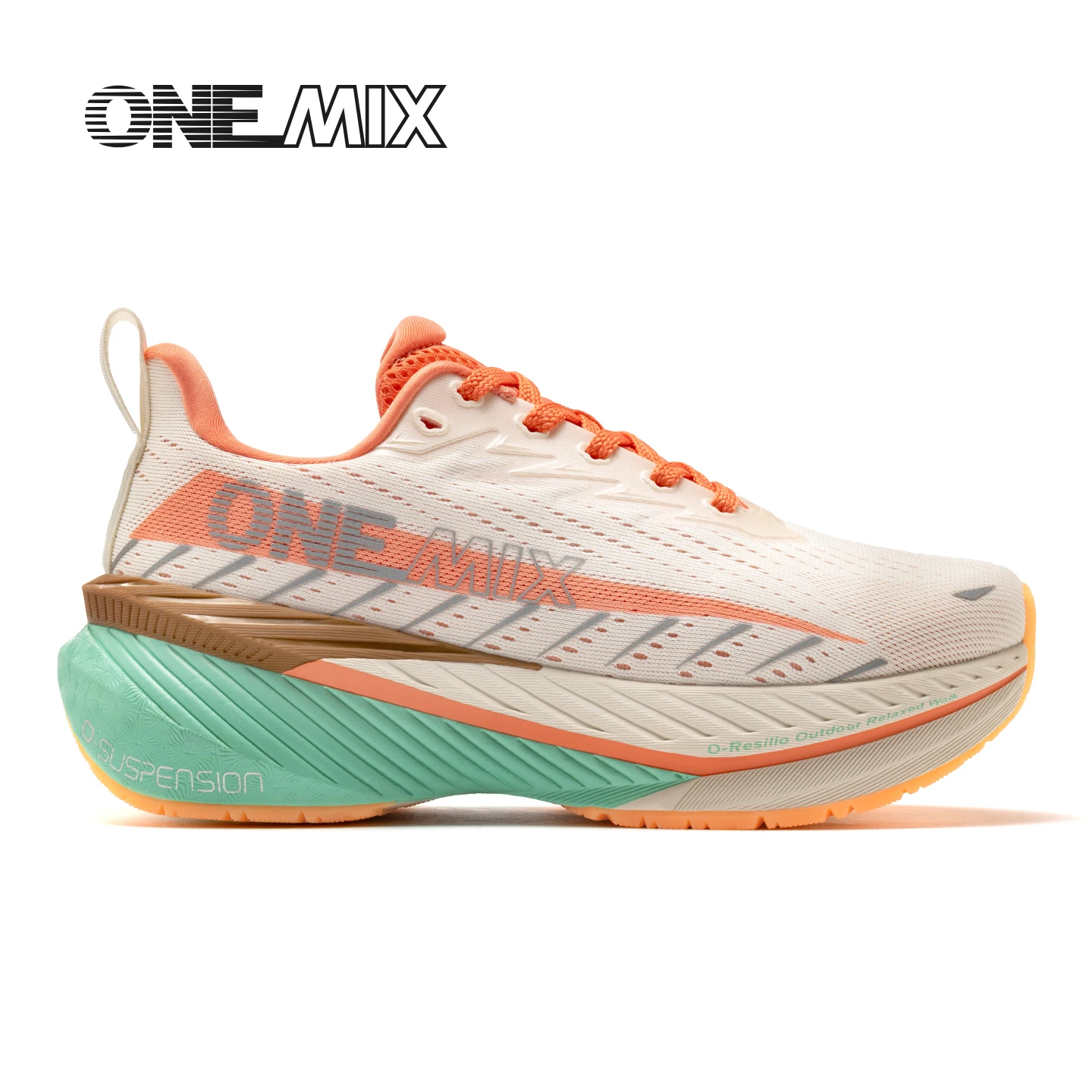 ONEMIX-Lightweight Running Shoes for Men and Women Stable Cushioning Sports Shoes Bounce-resistant Walking Shoes Outdoor New