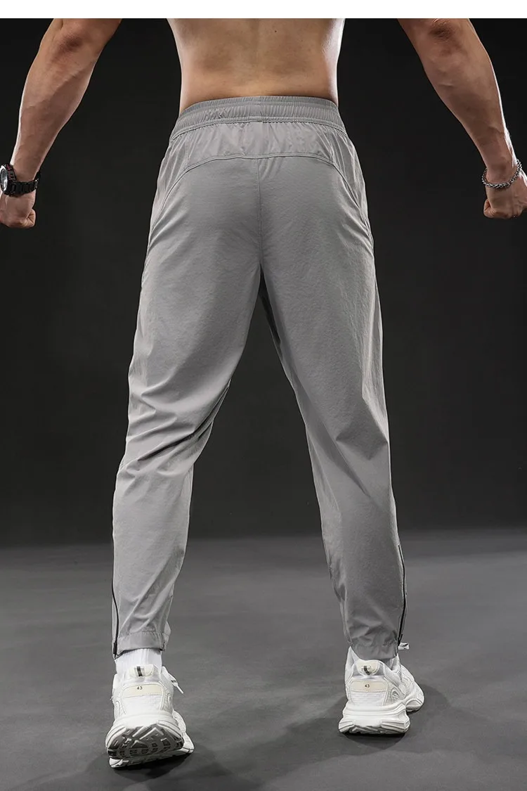 Summer New Men's Quick-dry Sports Pants Training Autumn Stretch Jogger Pants Drawstring Versatile Casual Gym Fitness Trousers