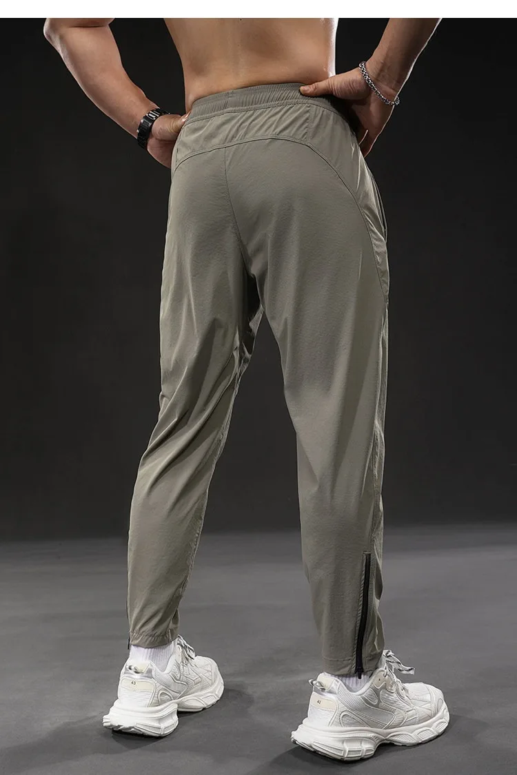 Summer New Men's Quick-dry Sports Pants Training Autumn Stretch Jogger Pants Drawstring Versatile Casual Gym Fitness Trousers