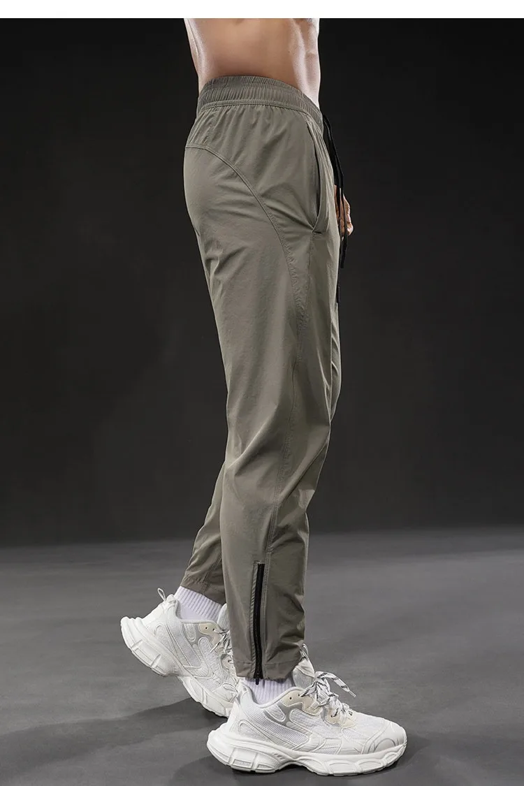 Summer New Men's Quick-dry Sports Pants Training Autumn Stretch Jogger Pants Drawstring Versatile Casual Gym Fitness Trousers