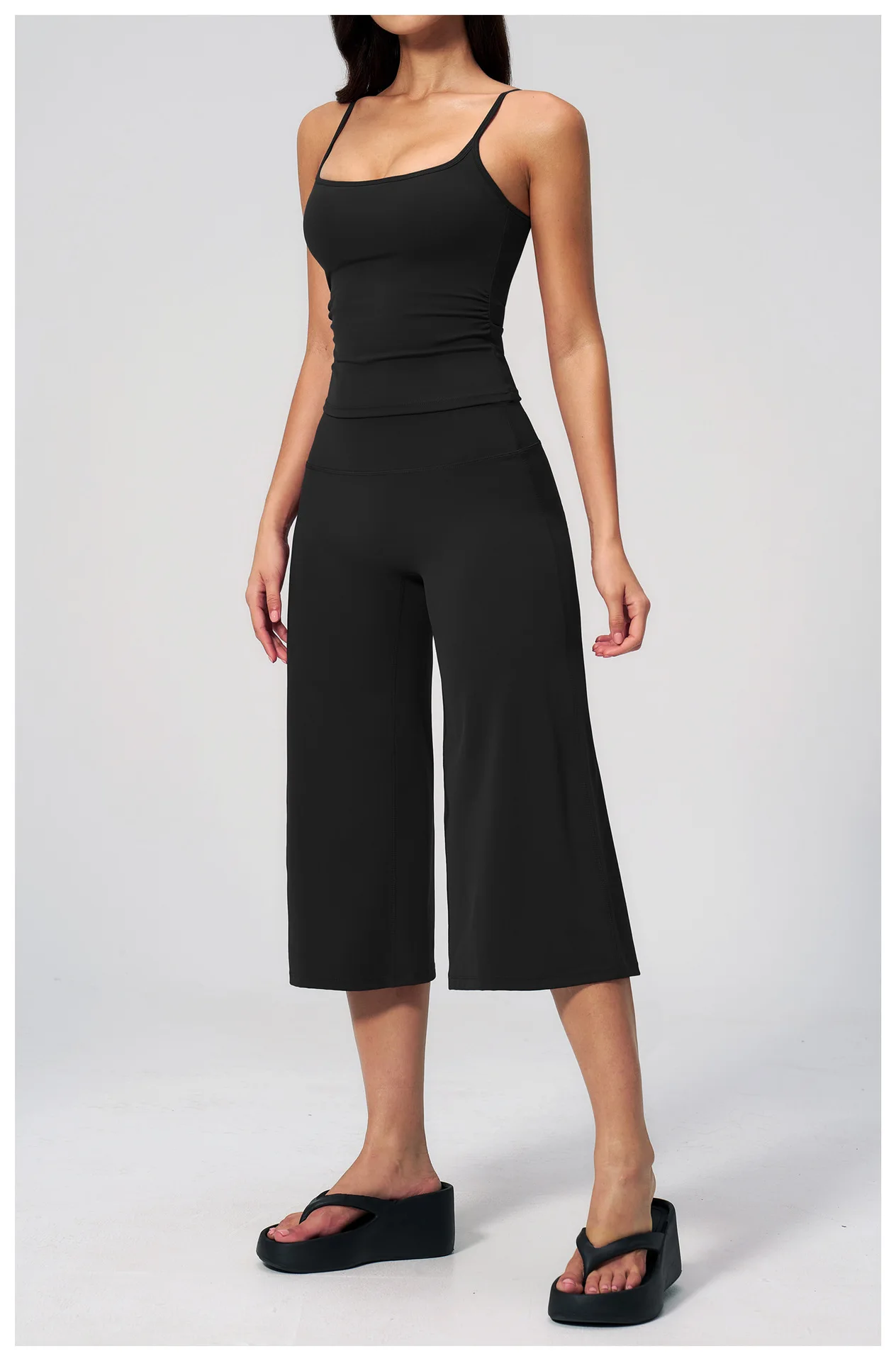 Sports Set Capri Pants Gym Clothes Women's Tracksuit Yoga Suit For Fitness Athletic Wear Short Underwear Training Workout Outfit