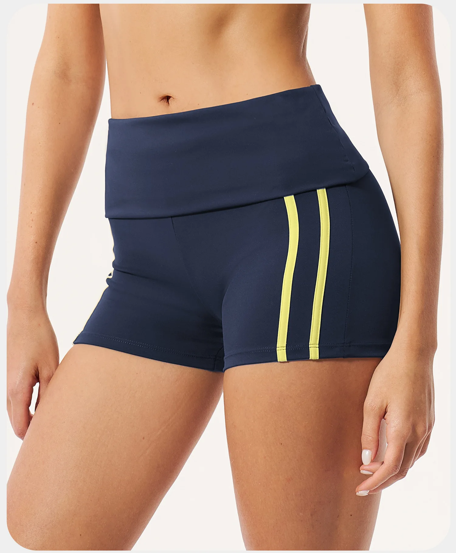 High Waist Summer Workout Gym Shorts Women's Yoga Fitness Shorts Running Cycling Shorts Female Breathable Sports Short Tights