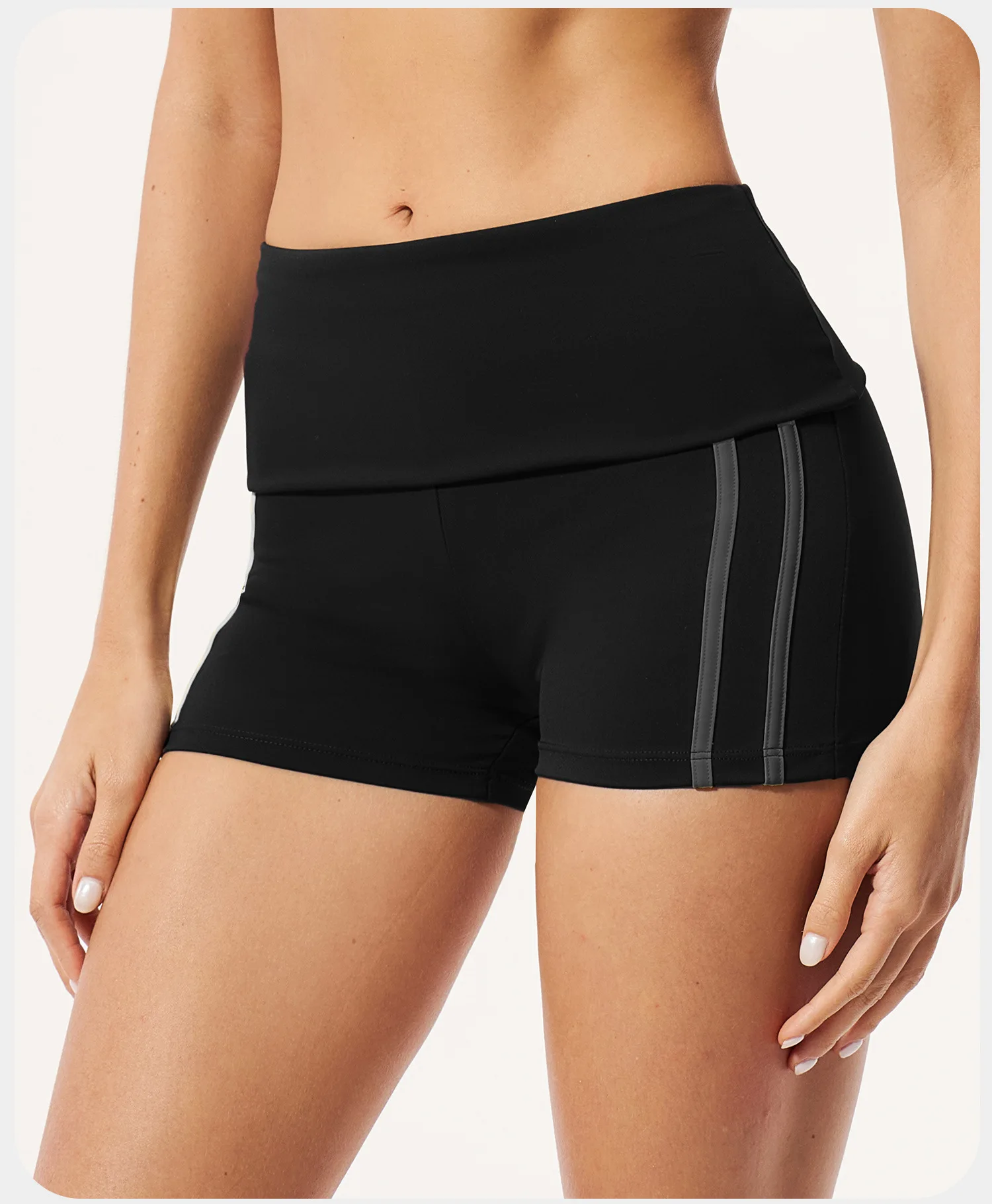 High Waist Summer Workout Gym Shorts Women's Yoga Fitness Shorts Running Cycling Shorts Female Breathable Sports Short Tights