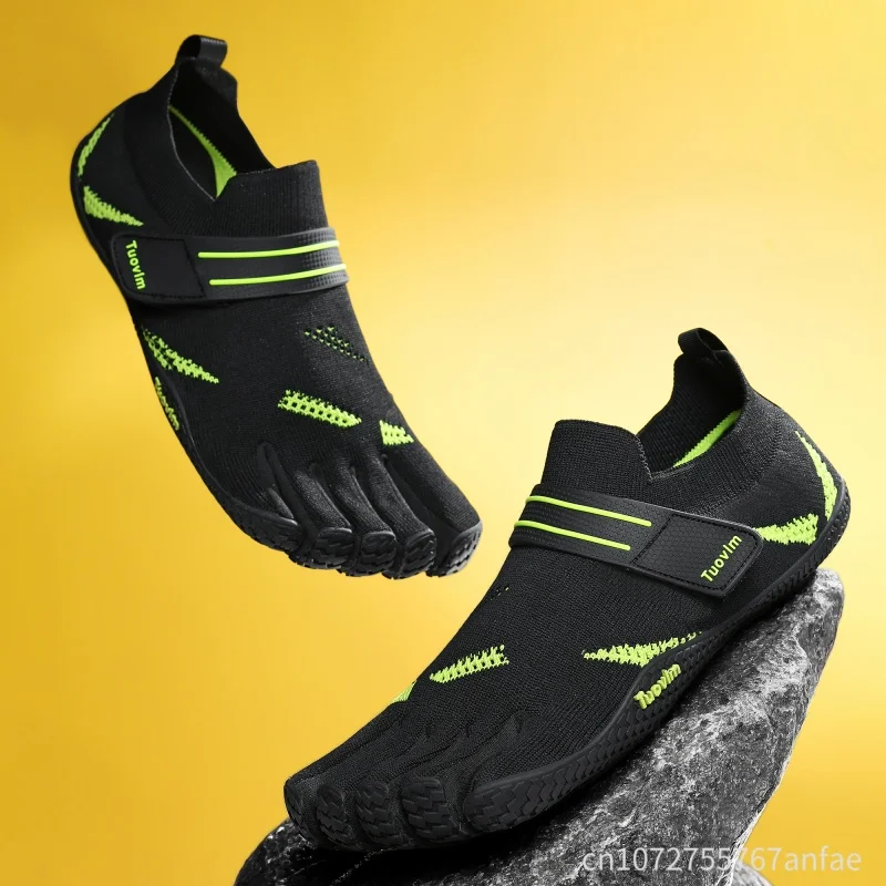 Men Women Five Toe Shoe Professional Hiking Shoes Indoor Yoga Shoe Men Barefoot-Style All-Round Training Non-Slip Fitness Shoe