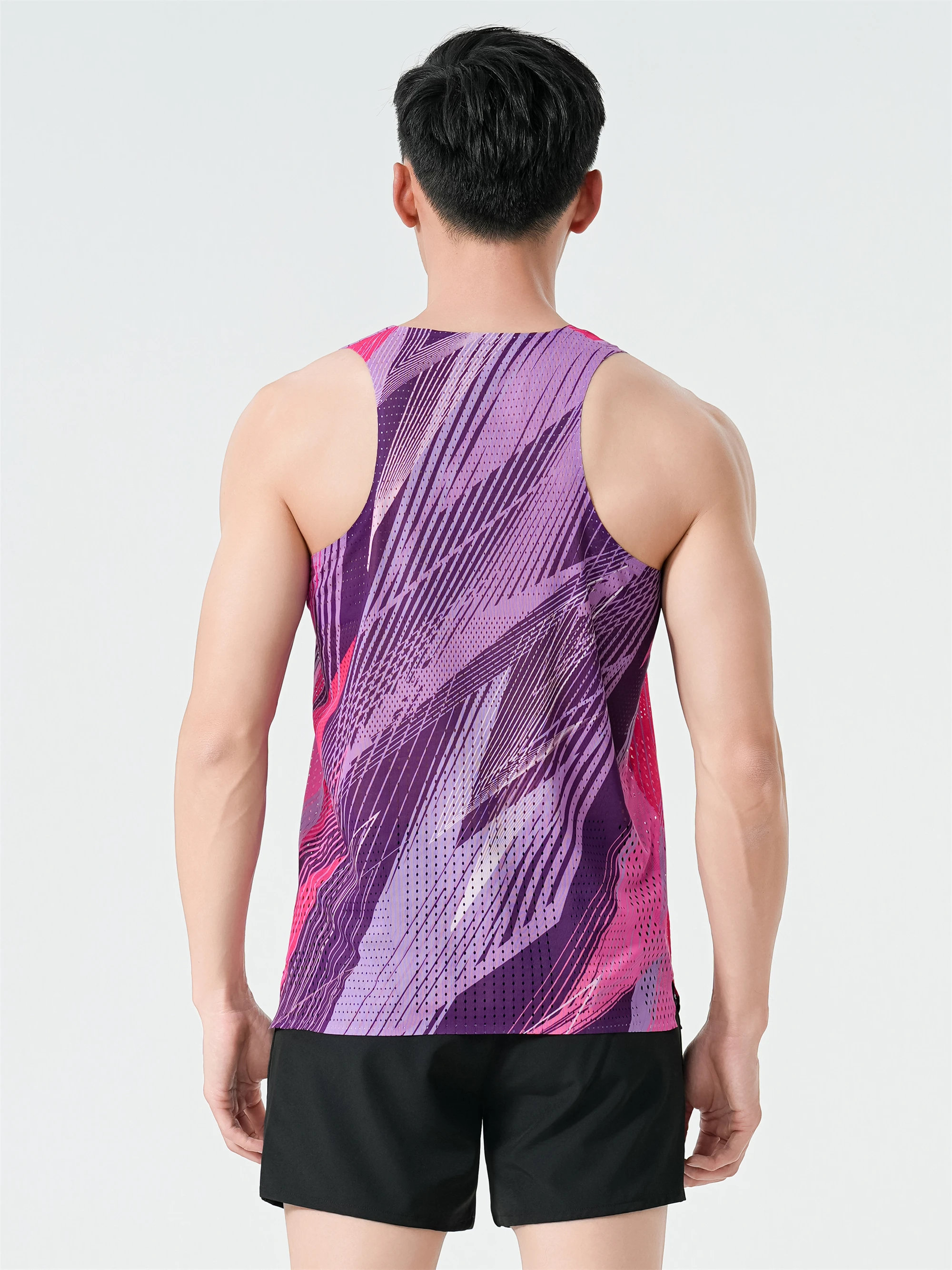 Mens Running Vests Ultralight Clothing Athletics Tank Tops Outdoor Sports Gym Fitness Guys Marathon Sleeveless Shirts Breathable