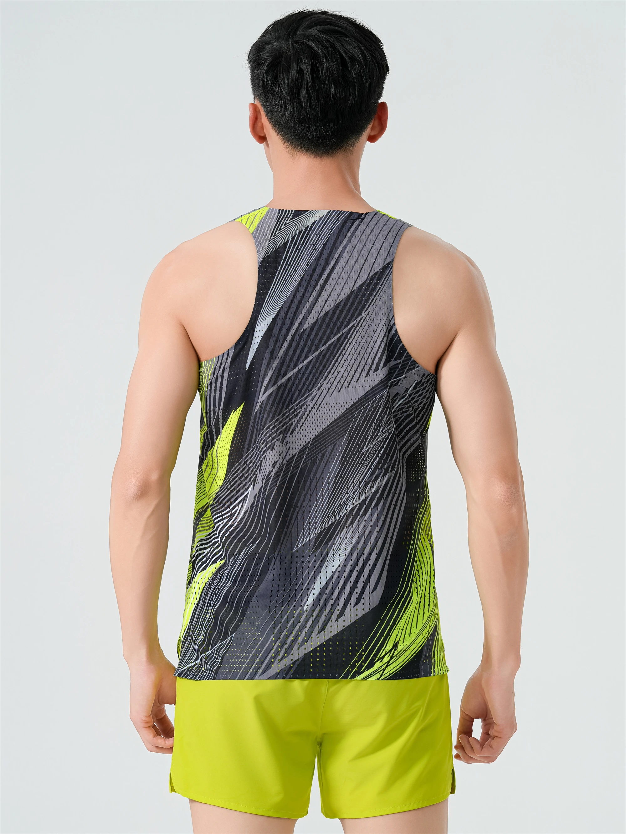 Mens Running Vests Ultralight Clothing Athletics Tank Tops Outdoor Sports Gym Fitness Guys Marathon Sleeveless Shirts Breathable